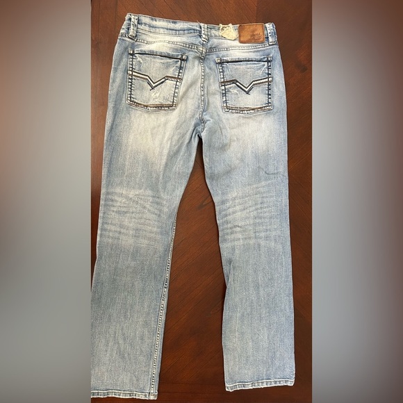 MOOR SHIRE Relaxed Blue Jeans with Vintage Fading w31/L32 - Picture 8 of 10